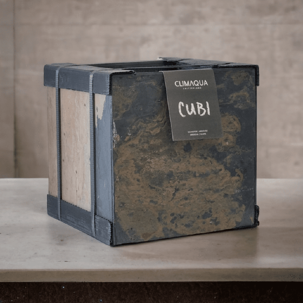 CLIMAQUA Planter Outdoor CUBI 30 rusty