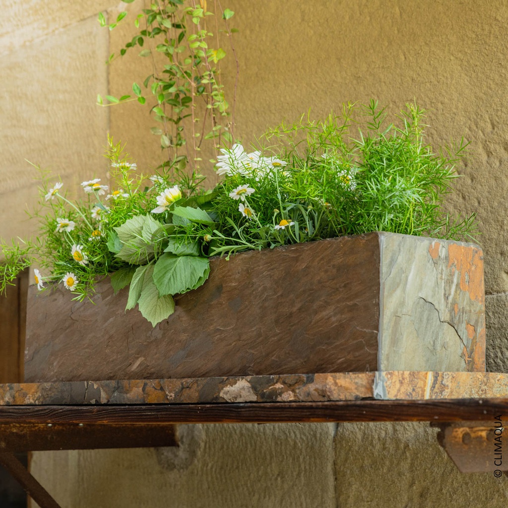 CLIMAQUA Planter Outdoor JARDI 80 rusty