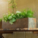 CLIMAQUA Planter Outdoor JARDI 80 rusty