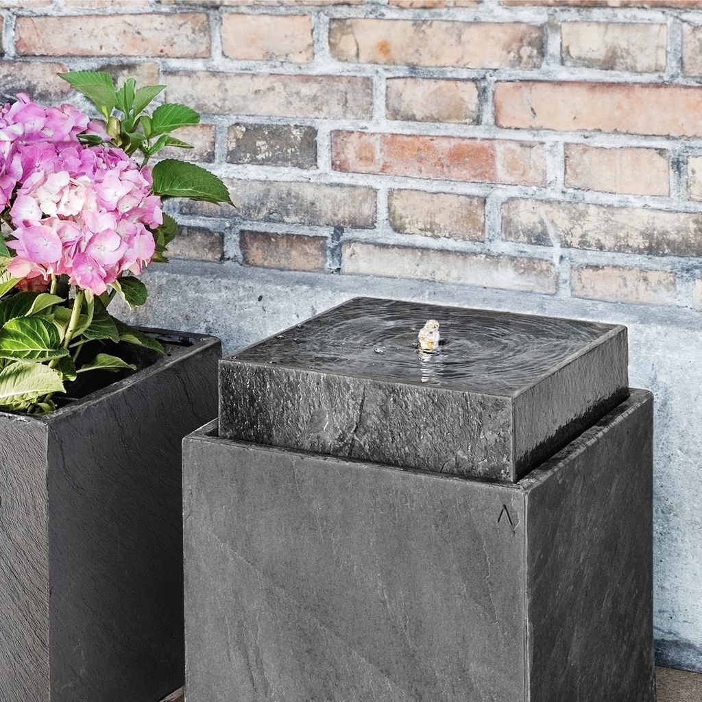 Combination CLIMAQUA Fountains Outdoor VIDA 40 + RECTO 60 Anthracite