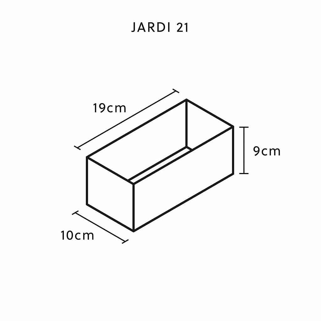 JARDI 21 Rusty 19 cm wide 9 cm high 10 cm deep