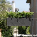 CLIMAQUA Planter Outdoor JARDI 50 Anthracite