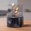 CLIMAQUA Flames Lounge PINO M black marble