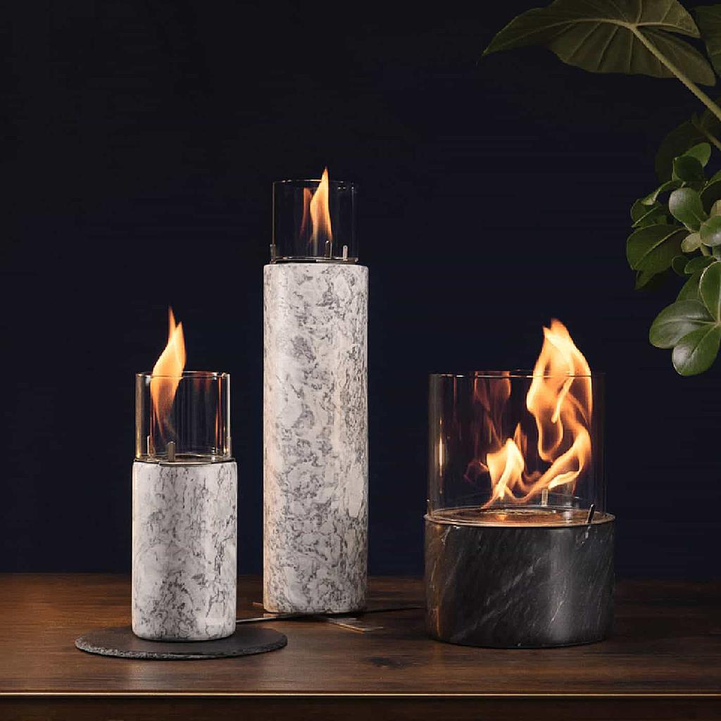 CLIMAQUA Flames Lounge PINO M black marble