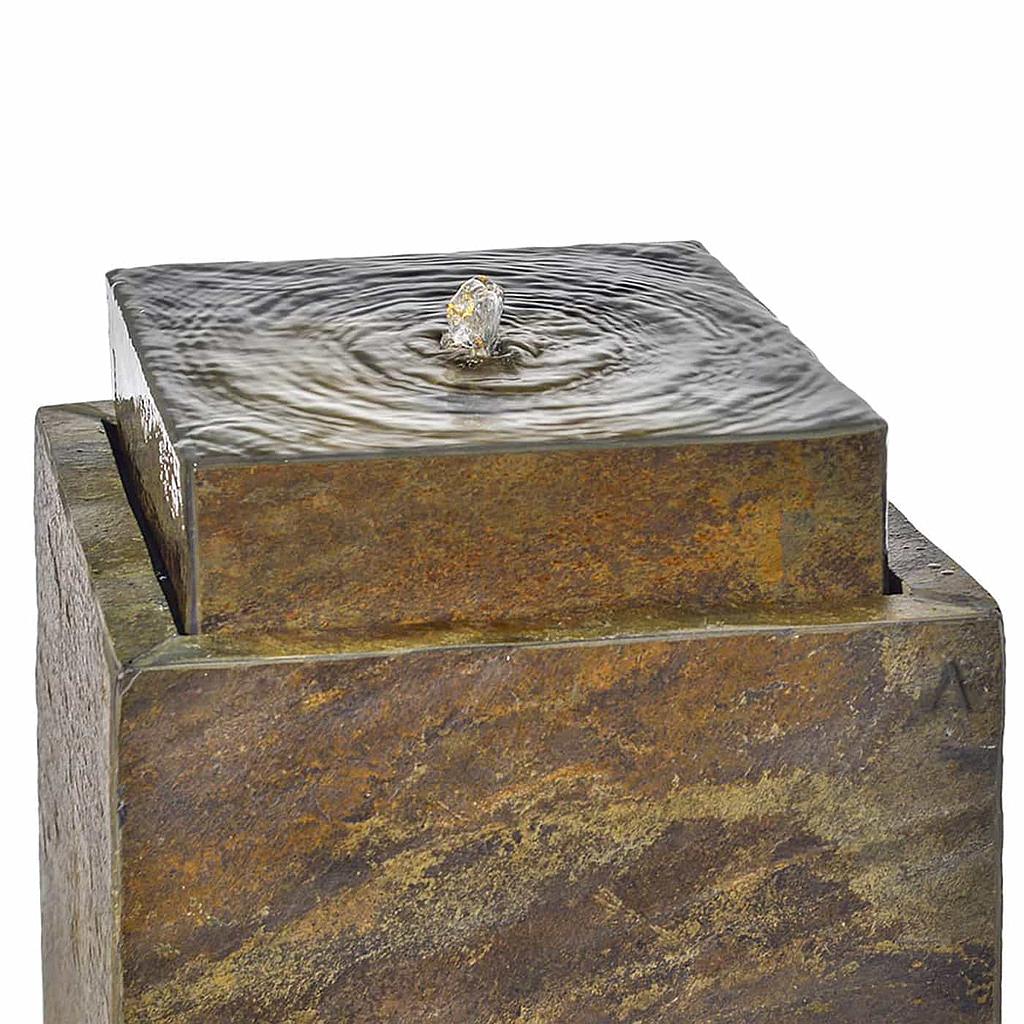 Terrace fountain angular slate VIDA 40 from CLIMAQUA