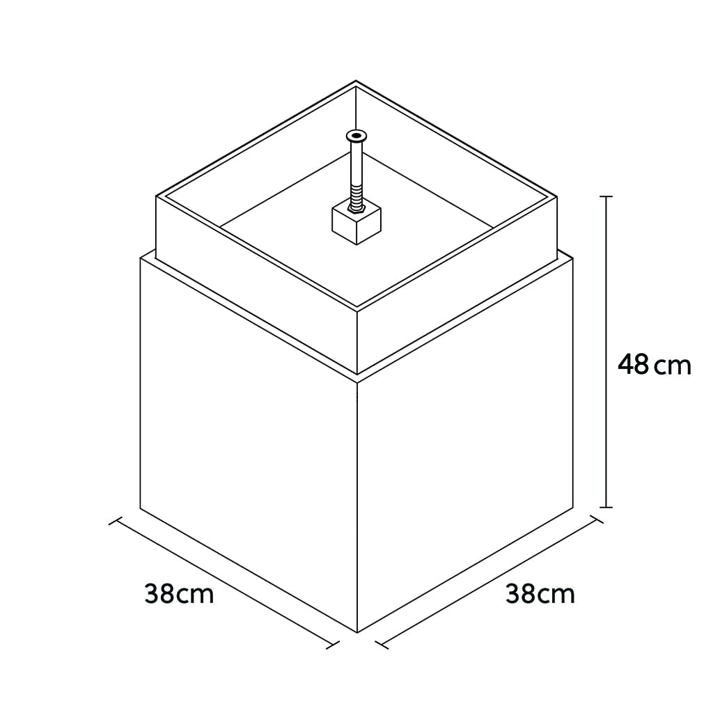 Terrace fountain 56 cm VIDA 40 from CLIMAQUA