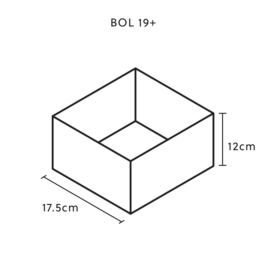 CLIMAQUA Planter Indoor BOL 19+ rusty