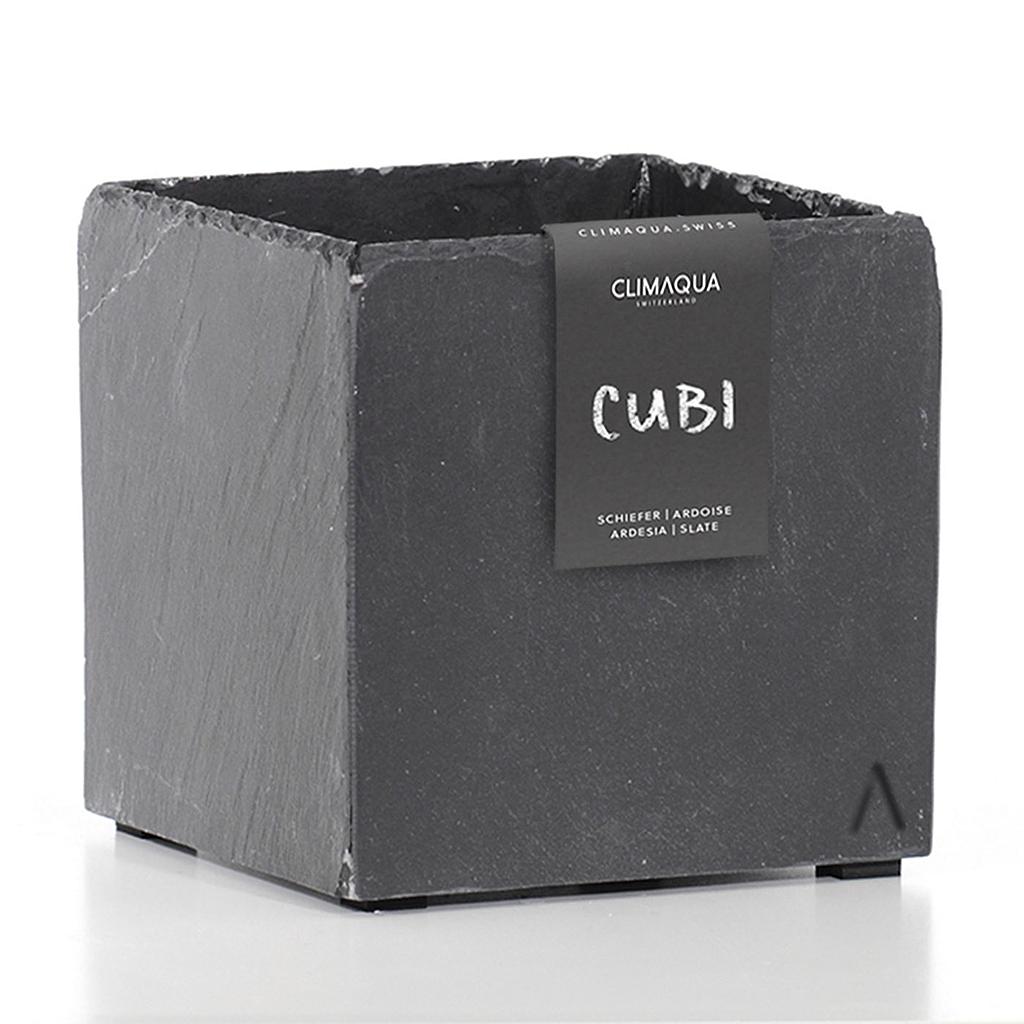 [5007] CLIMAQUA Planter Indoor CUBI 21 anthracite