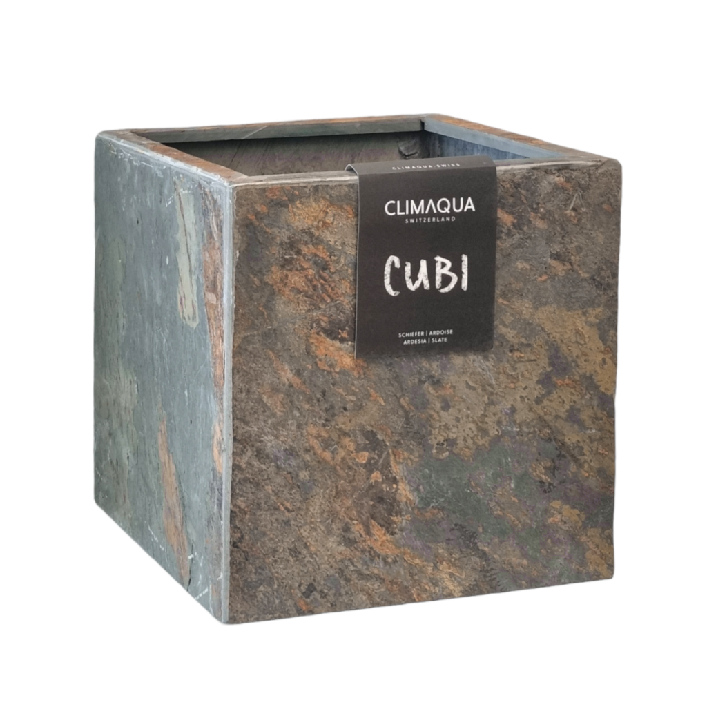 CLIMAQUA Planter Outdoor CUBI 30 rusty