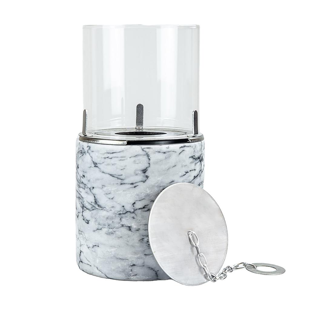 [77628] CLIMAQUA Flames Tabletop PINO S Marble White