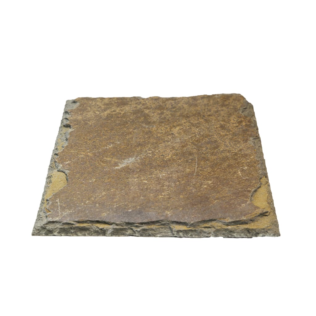 [6072] CLIMAQUA slate slab VENTI square rusty