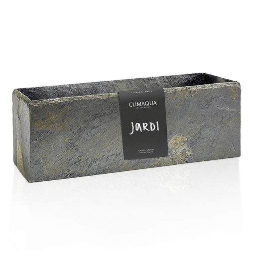 Real slate flower box JARDI 50 Rusty from CLIMAQUA