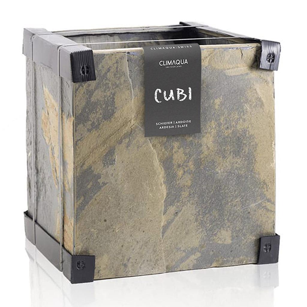 Planter Cube Nature CUBI 40 Rusty from CLIMAQUA