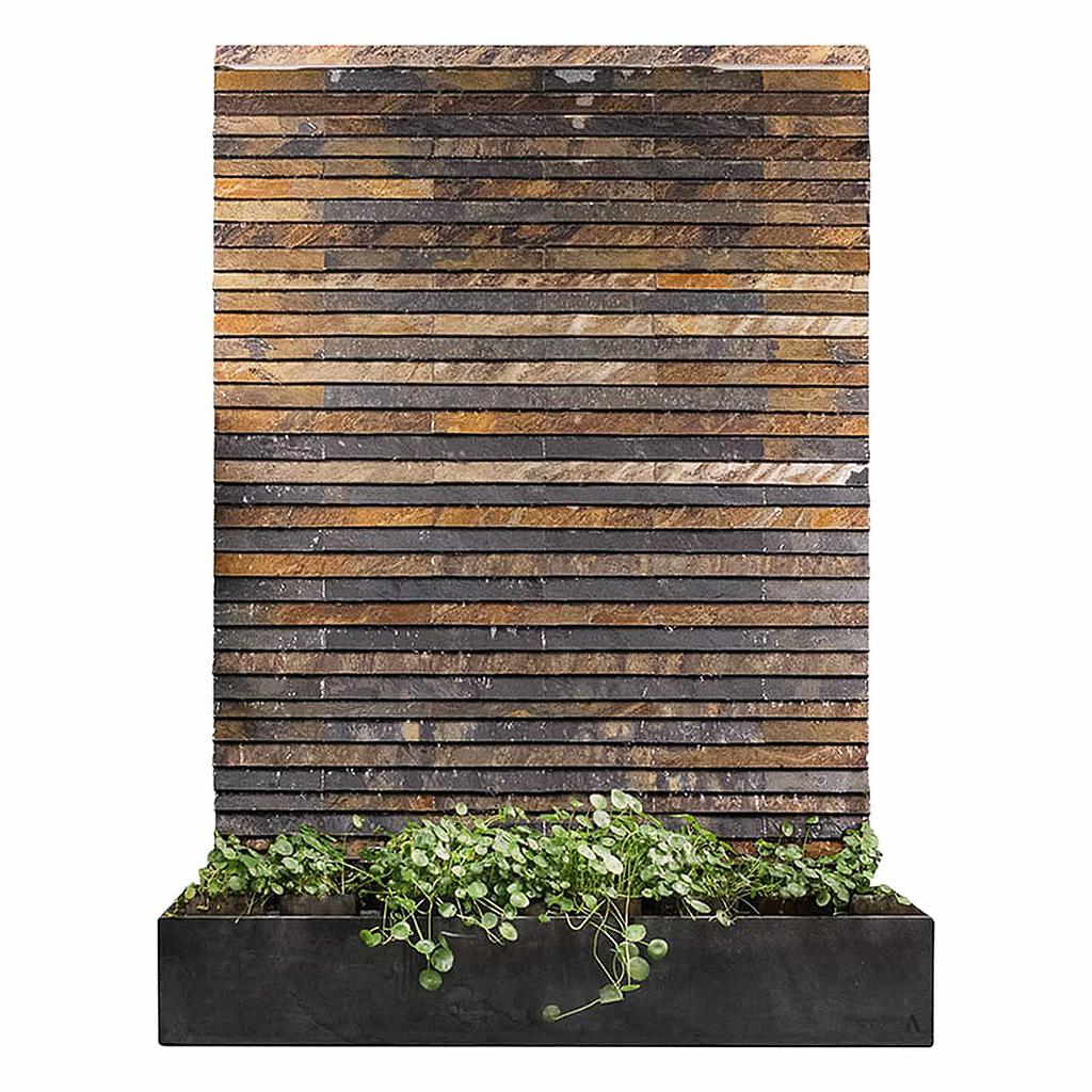 Water wall slate large AVA WALL from CLIMAQUA
