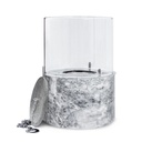 CLIMAQUA Flames Tabletop PINO M Marble White